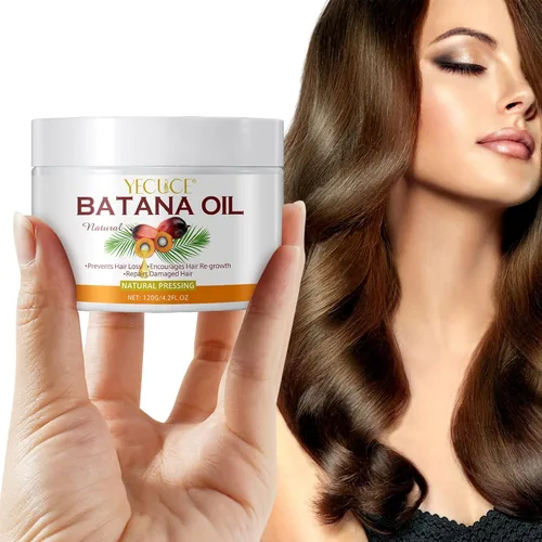 Vista 2 de Aceite de batana para el crecimiento del cabello, 100% natural, puro, sin refinar, aceite de batana crudo que previene la pérdida de cabello