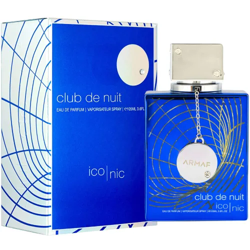 Vista 3 de Armaf Club de Nuit Blue Iconic - Eau de Parfum en espray para hombre, 3.6 onzas