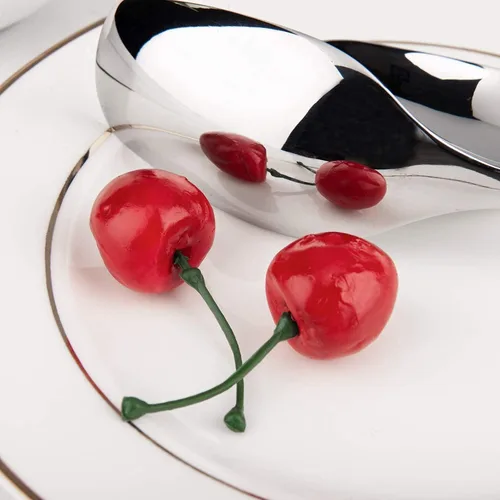 Vista 8 de IMEEA Servidores de ensalada de acero inoxidable 18/10, utensilios para servir ensalada, cuchara y tenedor de 10 pulgadas