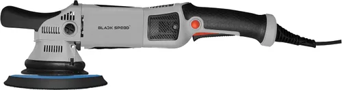 Nanoskin Black Speed 21mm Long-Throw Random Orbital Polisher - 750W, 7.5-Amp Motor, BOSCH Bearing Construction, Vented Flexible Backing Plate For