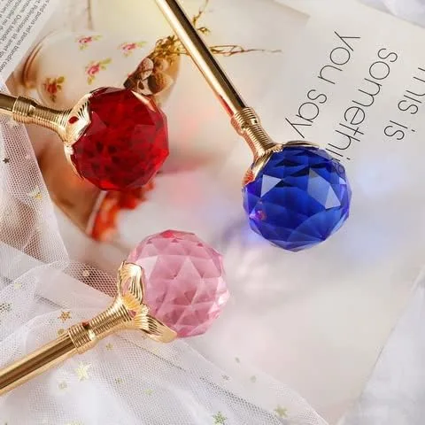 Vista 4 de Varitas de cetro rojo para fiesta de cumpleaños y baile de graduación para adultos