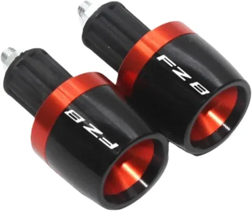 Vista 9 de Moto Handlebar End Plug Motorcycle Universal Handlebar Grips Ends Counterweight Bar Slider End Cap Plug for FA&zer FZ8 FZ 8 7/8