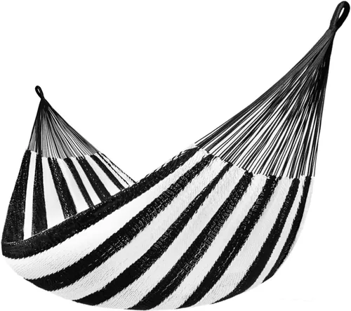 Lazy Daze Hammocks Hamaca maya tejida a mano, hamaca doble de cuerda suave de 10.5 pies, hamaca portátil para exteriores con bolsa de transporte, 2