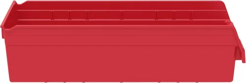 Vista 2 de Akro-Mils 30014 ShelfMax - Caja de almacenamiento de plástico, (24 x 11 x 6 pulgadas), transparente, (paquete de 6) (30014SCLAR)