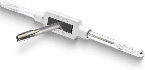 Vista 5 de Piutouyar M1-6 Llave de grifo ajustable con mango 1/16"-1/4" Llave de escariador de mango de grifo profesional