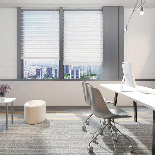Vista 5 de Changshade BLD29WT64A - Persianas horizontales sin cordones, 29 pulgadas de ancho x 64 pulgadas de alto, persianas para ventanas interiores