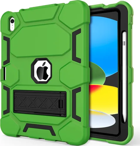 Vista 24 de Funda CCMAO para iPad (A16) 11ª/10ª Generación (2025/2022), Funda para iPad 10ª Generación con Soporte y Porta Lápiz, Funda Protectora Híbrida