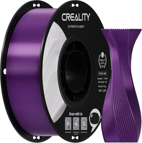 Vista 18 de Creality - Filamento de PLA de 1.75 mm para impresoras 3D, carrete de 1 kg (2.2 libras), alta tenacidad sin deformación, precisión dimensional