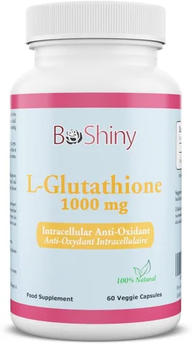 Glutathione, pastillas para blanquear la piel (0.035 onzas) L-antioxidante glutatión para mantener el hígado saludable y desintoxicar para ayudar a