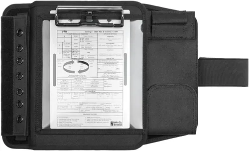 Vista 4 de Pilot Kneeboard, incluye portapapeles de aluminio. Se adapta al iPad Pro de 9.7", 10.5", 11", iPad y iPad Air 1/2/3/4/5/6, y cualquier otra tableta