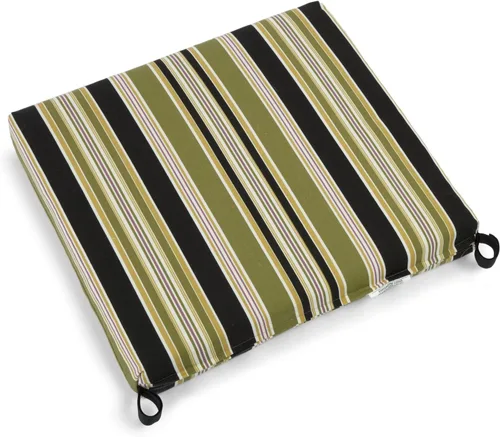 Vista 19 de Blazing Needles Cojín para silla de exterior, 20" x 19", Alenia Pompeya