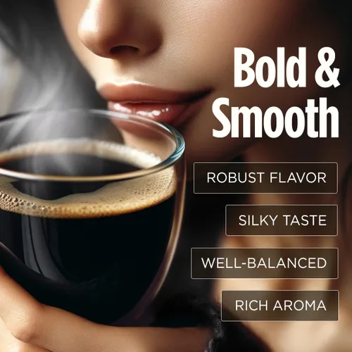 Vista 3 de VitaCup Cápsulas de café Extra Shot, tostado oscuro intenso con café expreso, alta cafeína, vitamina B12, antioxidantes, cápsulas reciclables