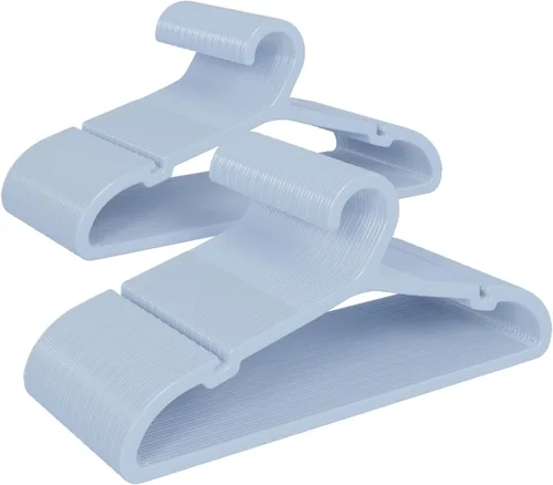 Vista 18 de ABHENG UAPY0530B - Paquete de 30 perchas para ropa, perchas de plástico antideslizantes, perchas que ahorran espacio, resistentes, para colgar ropa