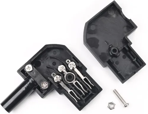 Vista 3 de Fielect C13 Adaptador de enchufe de alimentación Conector de alimentación CA Enchufe de alimentación AC110-250V 10A 3 pines Terminales Adaptador