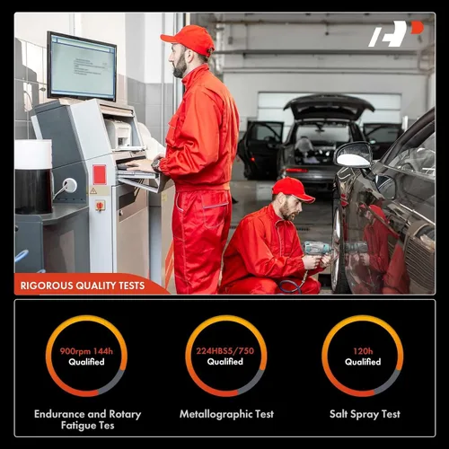 Vista 3 de A-Premium Conjunto de cubo de cojinete de rueda y nudillo de dirección delantero derecho compatible con Toyota Highlander 2004 2005 2006 2007, lado