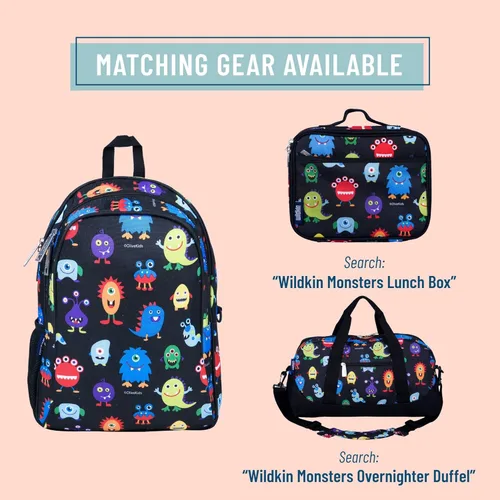 Vista 5 de Wildkin - Mochila infantil de 15 pulgadas para niños y niñas