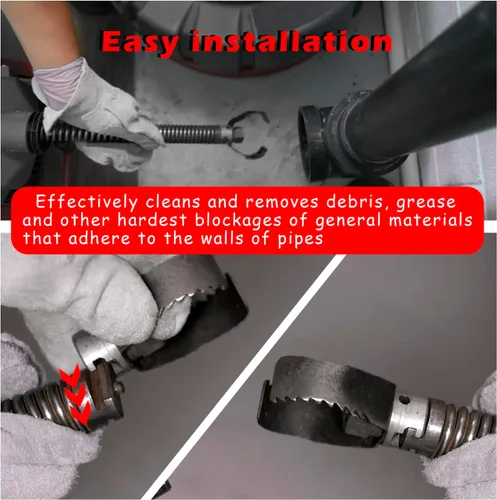 Vista 3 de 52822 Modelo T-232 H-D Cortador de 3 "C", herramienta de limpieza de drenaje de acoplador de cable, compatible con máquina de tambor RIDGID K-400