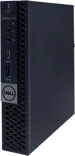 Vista 4 de Dell Optiplex 7070 MFF Micro Form Factor Desktop 9ª generación Intel Core i7-9700T 8 núcleos, 16 GB DDR4 RAM, 512 GB SSD, gráficos Intel UHD 630