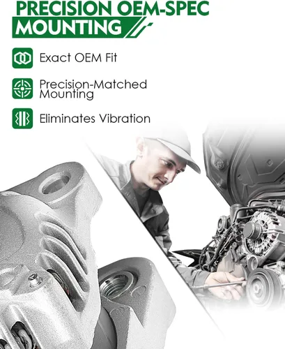 Vista 244 de Alternador de 4.0L para: Ford Explorer 2002 2003 2004, Explorer Sport Trac 2001-2004 para: Mercury Mountaineer 2001-2004, polea de 6 ranuras de 12V