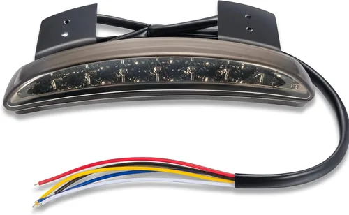 Vista 5 de ANKIA Guardabarros Trasero Cortado para Motocicleta con Borde LED, Placa de Matrícula de Freno, Luz Trasera, Luz de Parada, Luz de Funcionamiento