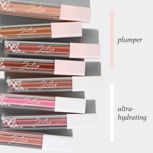 Vista 6 de Julep So Plush - Brillo de labios hidratante – Alto brillo y no pegajoso – Vitamina E para calmar y reparar – Sin crueldad animal – Brillo