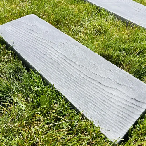 Vista 5 de AUTUMN Moldes de madera para adoquines de piedra escalonada de hormigón, decoración de jardín de bricolaje, moldes de pasarela, juego de 2