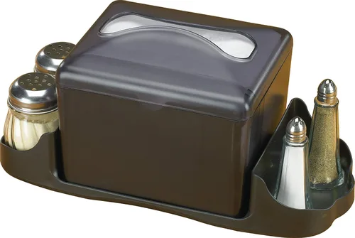Vista 8 de San Jamar - H4003 - Despachador de servilletas de salida superior, con capacidad hasta 200, color negro perla.