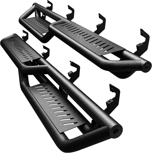 Vista 14 de YITAMOTOR Estribos de 6 pulgadas compatibles con Chevy Silverado 2019-2026/GMC Sierra 1500 Crew Cab, 2020-2026 2500HD 3500HD, barras de escalón
