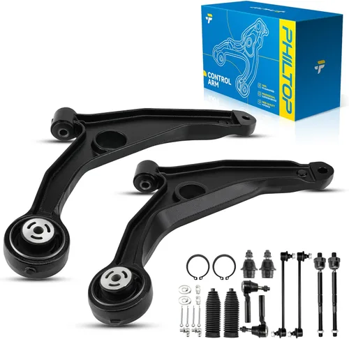 Vista 116 de PHILTOP Kit de suspensión delantera brazo de control inferior con rótula y barra estabilizadora, enlace final compatible con Chevrolet Captiva