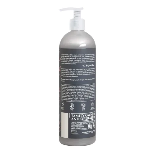 Vista 2 de Renpure Champú desintoxicante de carbón vegetal Clarify + limpieza profunda, 16 onzas líquidas