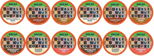 Vista 14 de Cápsulas de café con sabor a caramelo de doble dona, café de caramelo en cápsulas de café de una sola porción para las cafeteras Keurig K Cup