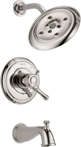 Vista 8 de Delta Faucet T17297-CZ Cassidy MultiChoice 17 Series - Moldura de ducha, bronce champán