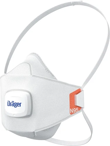 Dräger X-plore 1950 V N95 mascarilla respiradora con válvula de exhalación | Mascarilla respiradora aprobada por NIOSH