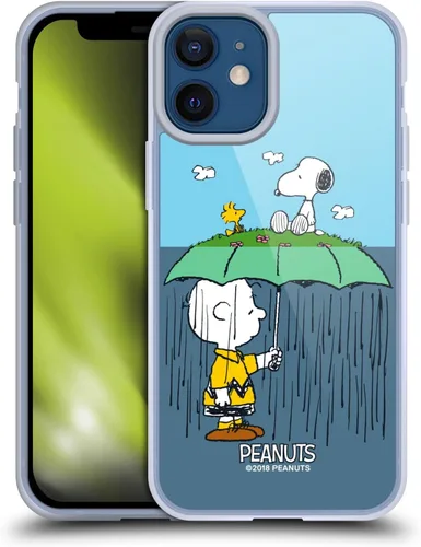 Vista 57 de Head Case Designs Officially Licensed Peanuts Charlie & Woodstock Nap Halfs and Laughs Gel Case [Military Grade Protection] Compatible with Apple