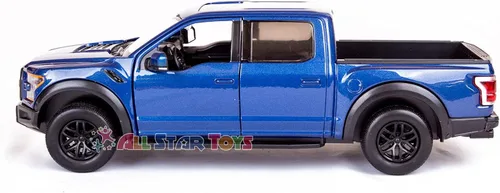 Vista 6 de Motormax 79344 Escala 1:24 2017 Ford F-150 Raptor Azul