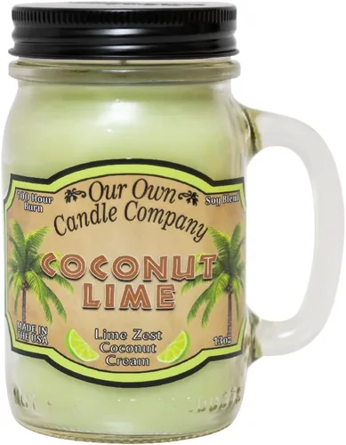 Vista 81 de Our Own Candle Company Grandma's Kitchen - Vela perfumada en tarro Mason de 13 onzas