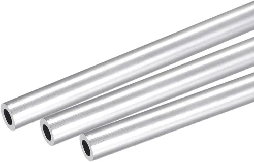 Vista 21 de uxcell 6063 Tubo redondo de aluminio 0.118 in OD 0.079 in Diámetro interior 9.843 in Longitud Tubería 3 PC