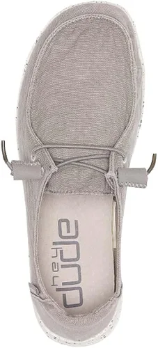 Vista 6 de Hey Dude - Mocasines Wendy con agujetas para mujer cómodos y ligeros variedad de tamaños