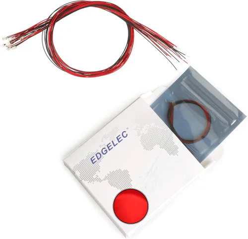 Vista 31 de 20pcs precableado 1206 blanco SMD LED emisor de luz diodo DC 3V Micro Litz longitud 7.8 pulgadas (7.9 in) soldado mini luces LED para bricolaje