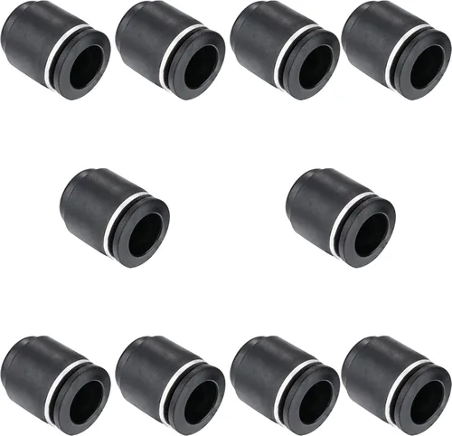 Vista 9 de 10PCS Tubo de 1/2 pulgada OD Tapón neumático Tapón, PPF-1/2 Plástico Push-in Connect Fitting
