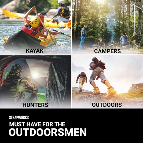 Vista 5 de Strapworks - Correa de polipropileno resistente para el aire libre, reparación DIY