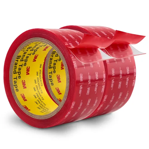 Vista 14 de 3M - Cinta de montaje de doble cara VHB de 1 x 15.4 pies y 0.025 pulgadas de grosor, color blanco, 4930, cinta adhesiva de espuma impermeable