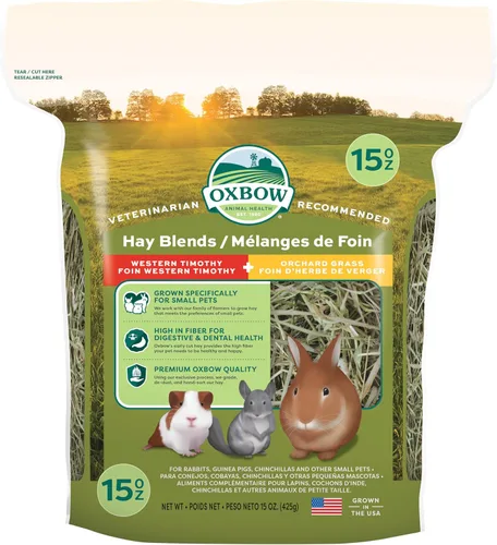 Vista 9 de Oxbow Timothy Hay & Teff Blend, conejo y conejillo de indias, Estados