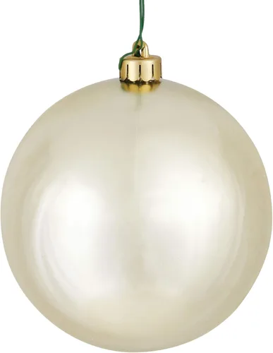 Vista 85 de Vickerman Adorno de bola mate de oro antiguo de 12 pulgadas