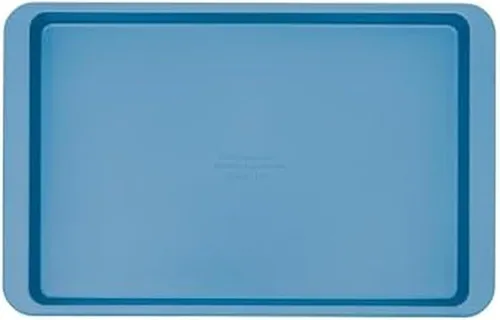 Vista 11 de KitchenAid Bandeja para hornear de acero aluminizado antiadherente de ingeniería suiza, apta para lavavajillas, Agave, 9x13 pulgadas