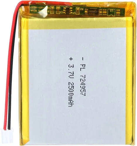 Vista 36 de Batería LiPo de 3.7V 1000mAh 102050, batería recargable de polímero de litio con conector y cable JST PH2.0.000 in, reemplazo para altavoz