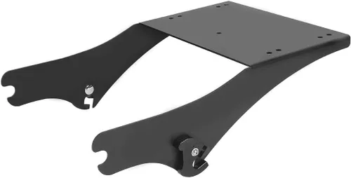 Vista 8 de TCMT Caja de maletero de motocicleta cortada, almohadilla de respaldo, soporte de montaje desmontable compatible con Harley Touring 1997-2008 Road