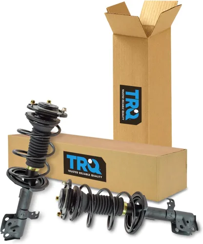 Vista 152 de TRQ Conjunto de Amortiguador y Resorte Delantero Cargado con Resorte Helicoidal Pre-ensamblado Compatible con Jeep Cherokee Limited AWD 14-22 Sin