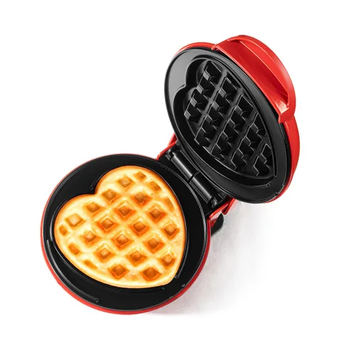 Vista 11 de Holstein Housewares - gofrera antiadherente personal, color negro – gofres de 4 pulgadas en minutos