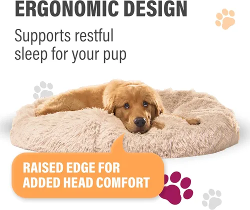 Vista 2 de Active Pets cama para perro, relajante, para perros pequeños, medianos y grandes, cama antiansiedad, suave y mullida para perros y gatos, cómoda